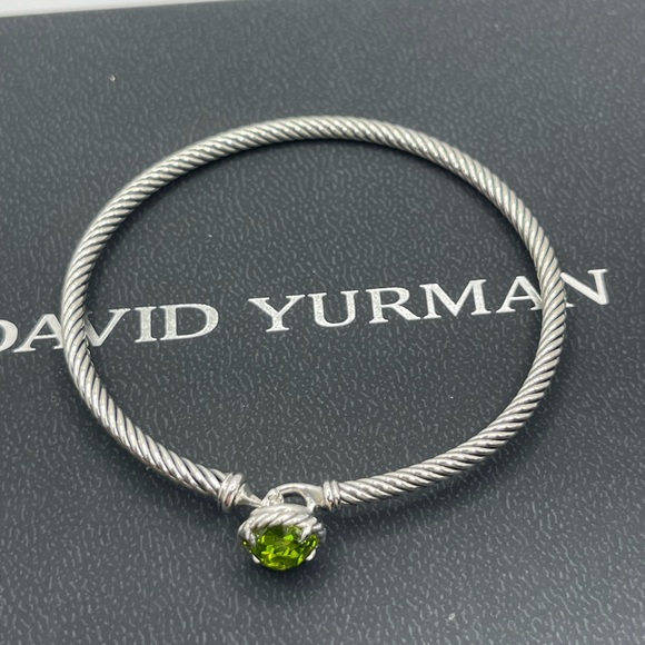 David Yurman Chatelaine Bracelet with Green Peridot - Picture 4 of 9